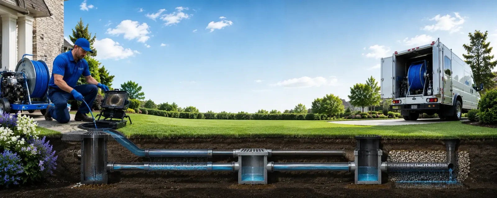 Outdoor drain cleaning information for Kyburz, CA
